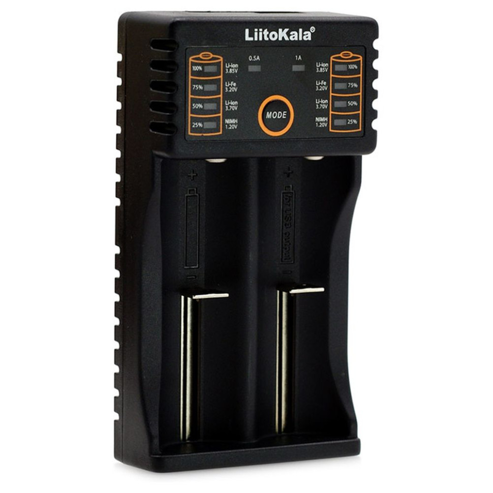 Зарядний пристрій Liitokala Lii-202, Ni-Mh/Li-ion/Li-Fe/LiFePO4, Type-C, Powerbank, LED, Box Киев - изображение 1