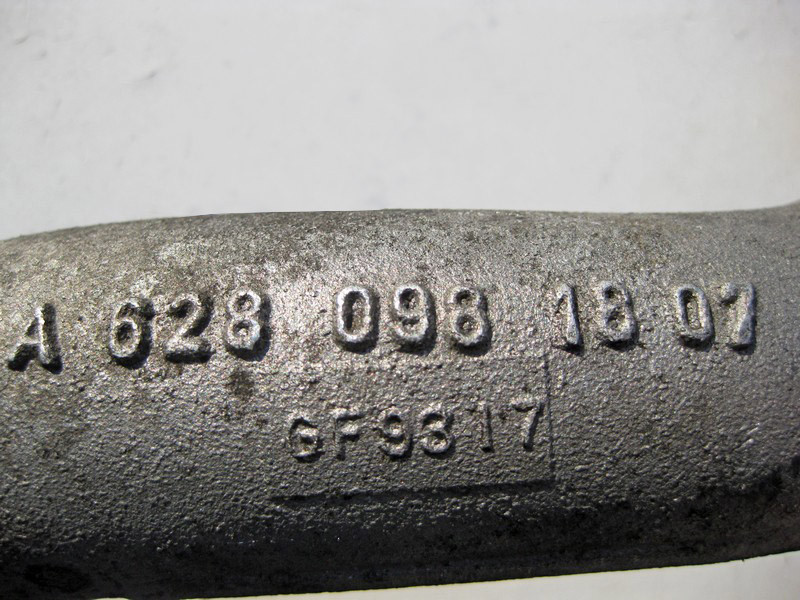 Mercedes-Benz  A6280981807 Алюмінієвий правий наддувний повітропровід до інтеркулера двигуна OM628 V8 4.0 cdi S-Class W220 S400 Одесса - изображение 3