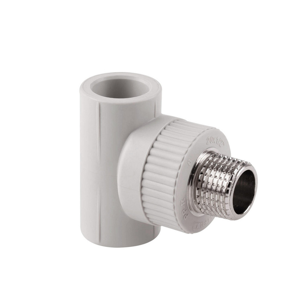 Тройник PPR Thermo Alliance 20х1/2"х20 НР Київ - фото 1