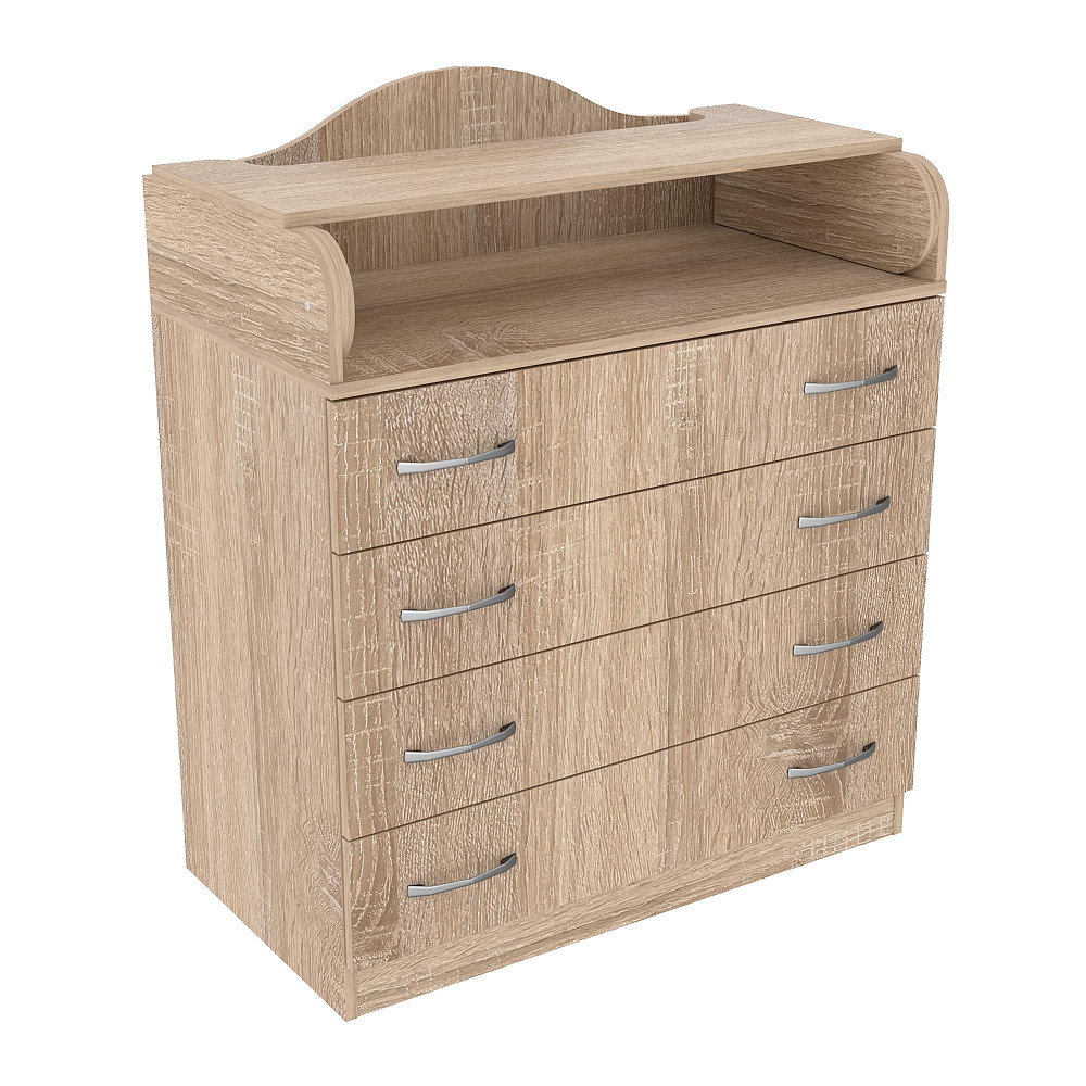 Комод пеленальний №1, Дуб Сонома, 864/465/1020 Львів - фото 1