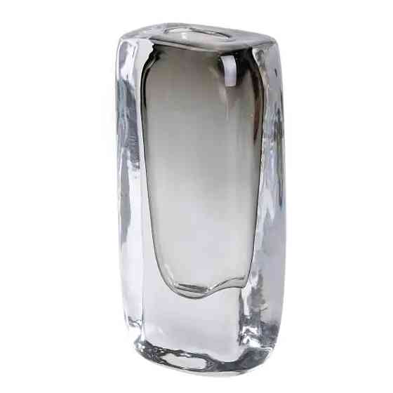 Ваза скляна прозора 8.3х6х18.5 см для квітів декоративна 150 мл HP-10-17 Коломия