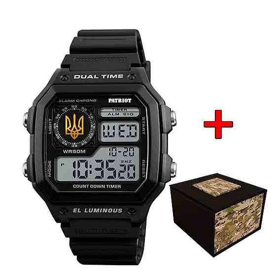 Patriot 010BKUAGD Тризуб золото Чорні + Коробка. SBR Київ