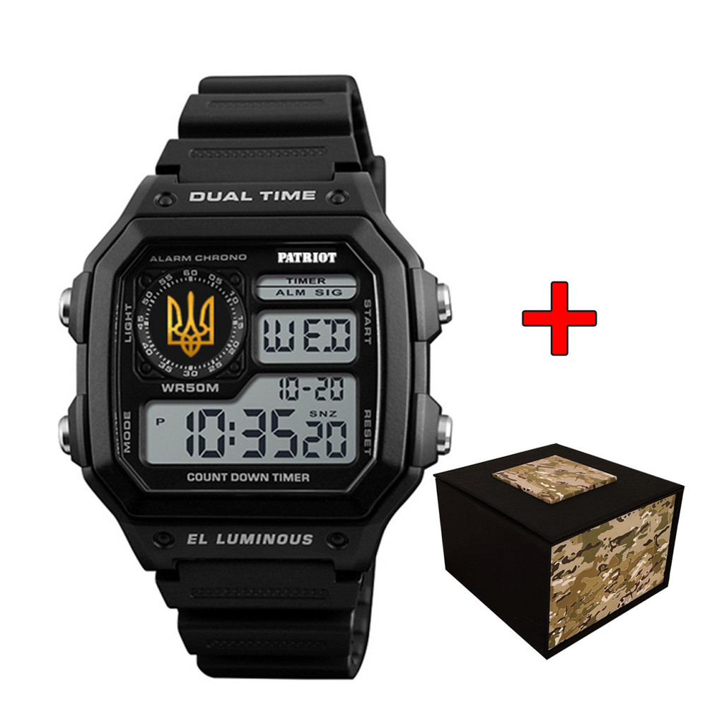 Patriot 010BKUAGD Тризуб золото Чорні + Коробка. SBR Киев - изображение 1