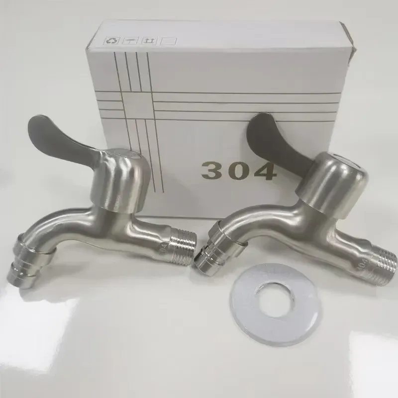 Кран поливальний для холодної води MIXXUS BIB-03 1/2 з нержавіючої сталі SUS304 настінний (MI7102) Чернівці - фото 2