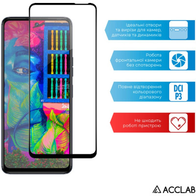 Стекло защитное ACCLAB Full Glue Tecno Camon 18 (1283126529115) Винница - изображение 5