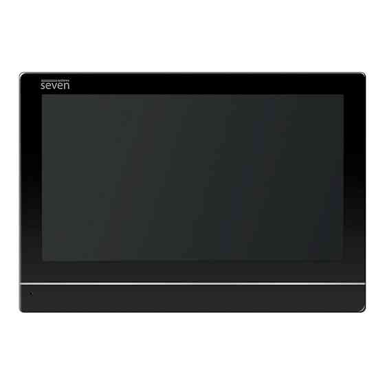 Відеодомофон 7 дюймів з Wi-Fi SEVEN DP-7576-W2K black Київ