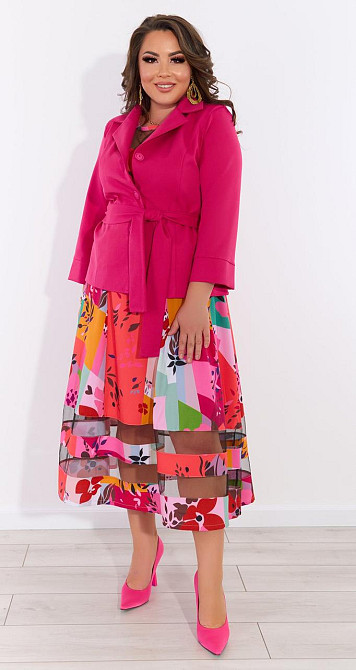 Красивый костюм с платьем (54) Киев - изображение 1