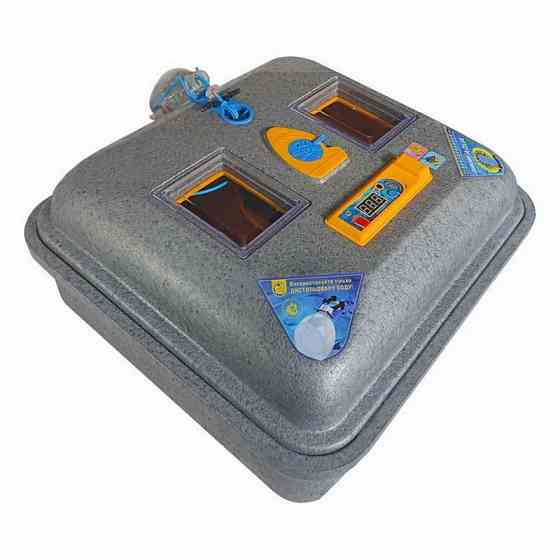 Автоматичний інкубатор для курячих яєць Теплуша ПРО АКВА-88 12/50 ТАВ ТЕНовий з живленням 2в1 12В та 220В Київ