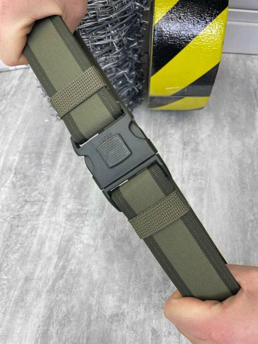 Чорний поясний ремінь розвантажувальний із фастексом,4-0!+ Одеса - фото 11