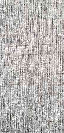 Шпалери вінілові на флізеліні Rasch Golden Hour метрові однотонні смужки під мішковину темно-сірі Київ