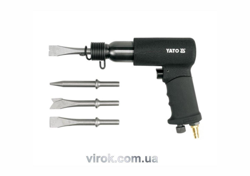 Молоток пневматичний YATO з набором долот і зубил 4 шт. [10/240] Одесса - изображение 1