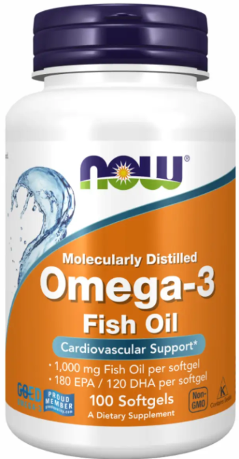 Омега-3 Now Foods Omega-3 1000mg 100 гел капс Киев - изображение 4