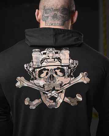 Худі maklin череп black НП4954 Київ
