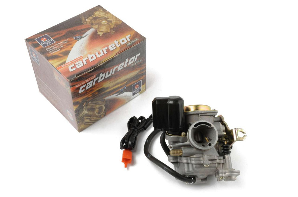 Карбюратор скутер 4 Т китай 80 (железная крышка) Мукачево - изображение 1