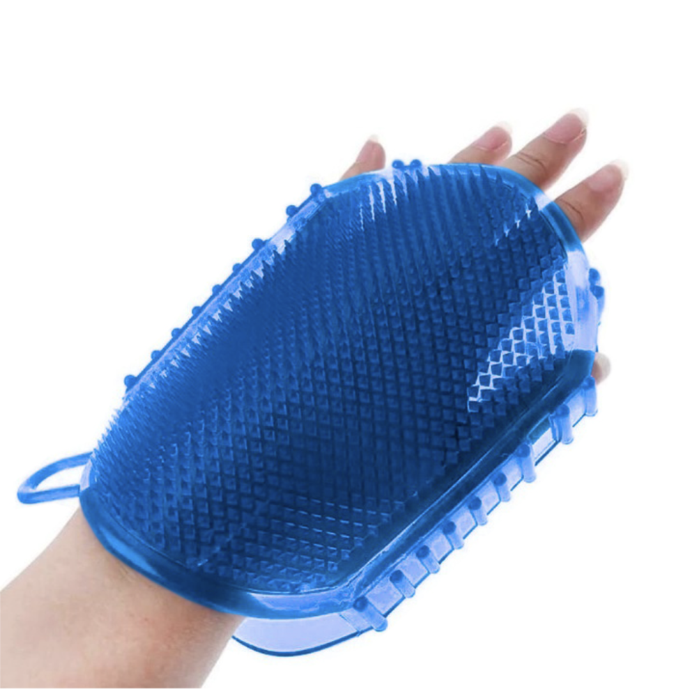 Рукавичка для антицелюлітного масажу синя Reclaire cosmetics Київ - фото 8