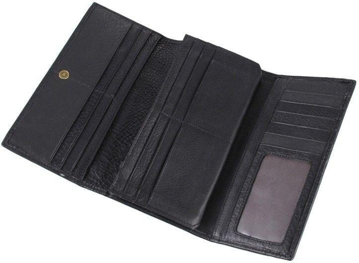 Кошелек Vintage 14446 Черный Киев - изображение 2