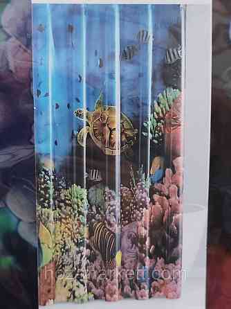 Штора в ванную силиконовая океан шторка для ванной 180 х 180 см Харьков