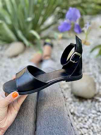 MOD GAR Босоніжки жіночі MOD GAR 347-2 чорні (літо, шкіра натуральна) (5078) Коломия