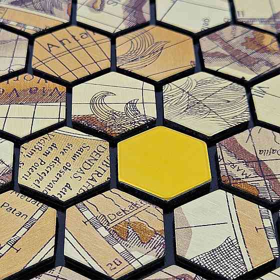 Самоклеюча алюмінієва плитка 300х300х3мм Золота луска SW-00001934 Київ