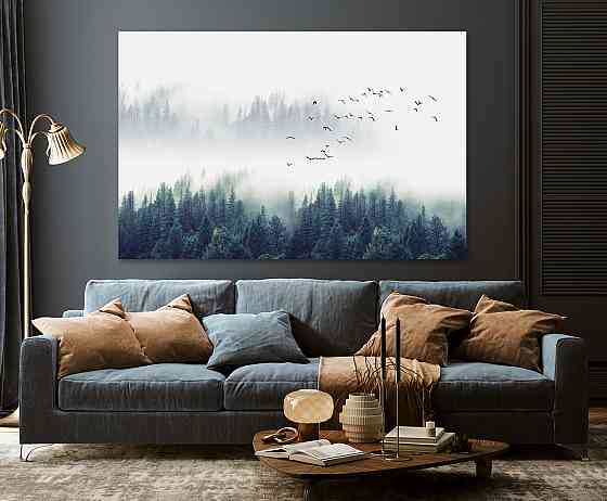 Картина холст в гостиную / спальню  Природа Ліс     MLP_310 40x80 см Киев