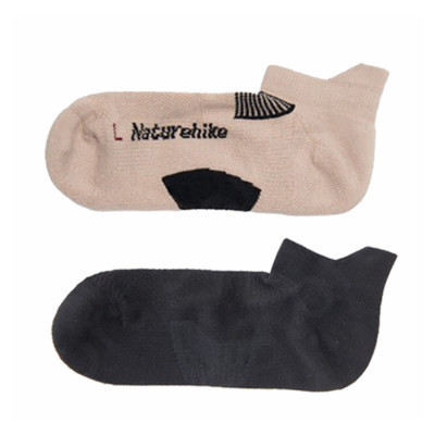 Шкарпетки Naturehike низькі NH21FS014 2 пари бежеві чорні L (6927595773161) Вінниця - фото 1