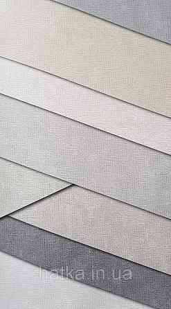 Шпалери вінілові на флізеліні NOVA метрові під штукатурку структурні однотонні коричневі Київ