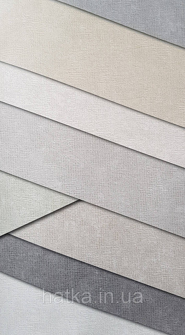 Шпалери вінілові на флізеліні NOVA метрові під штукатурку структурні однотонні коричневі Київ - фото 5