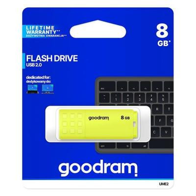 USB флеш накопитель Goodram 8GB UME2 Yellow USB 2.0 (UME2-0080Y0R11) Винница - изображение 4
