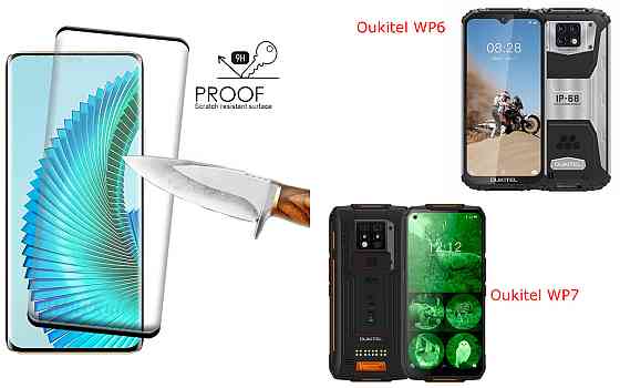 Захисне скло HyperGlass Pro для Oukitel WP6, Oukitel WP7 – максимальна чутливість та захист Київ