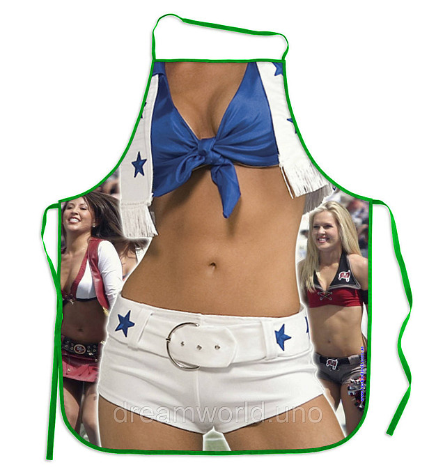 Прикольные фартуки Девушка из группы поддержки Харьков - изображение 1