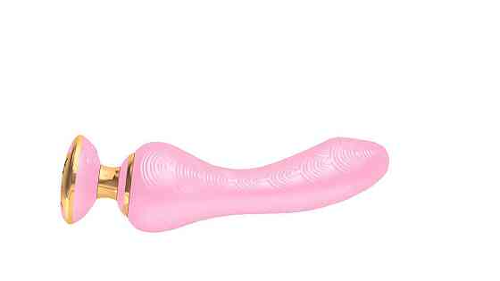 Вибратор для точки G Shunga Sanya Light Pink, гибкий ствол Sex Aura Киев
