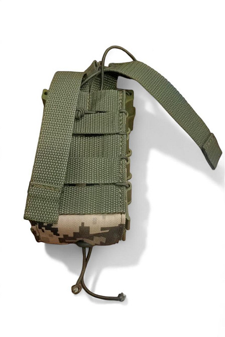 Підсумок на 2 магазини (ріжка) АК підвійний мультикам відкритий із пластиковою перегородкою Піксель Одеса - фото 6