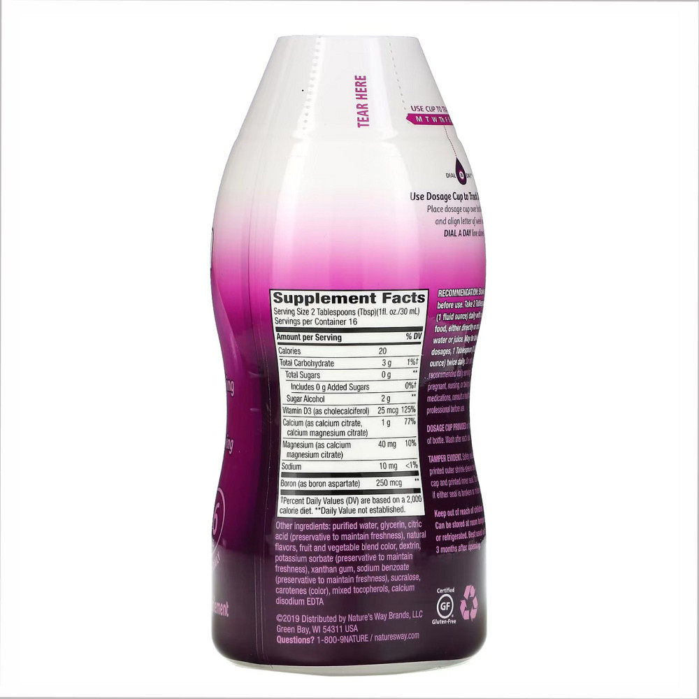 Кальцій магній D3 Nature's Way Calcium&Vitamin D 480 мл цитрус Київ - фото 2