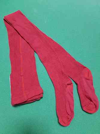 Колготи дитячі коралові - 10 розмір на ріст 68см, 75% бавовна, 25% поліамід Київ