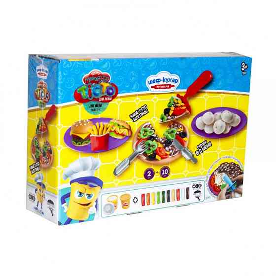 Набір для творчості "Тісто для ліплення" Master Do" Шеф-кухар Піца TMD-10-01U з інструментами Вінниця