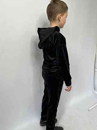 Дитячий велюровий костюм Кенгуру 110-116 Чорний Харків