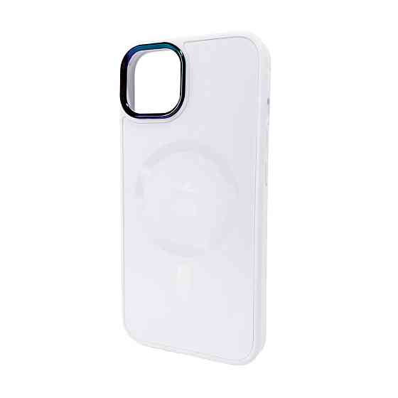 Чохол для смартфона AG Glass Sapphire MagSafe Logo for Apple iPhone 14 White Киев