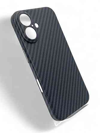 Чохолнакладка BeCover Carbonite Case MagSafe для Apple iPhone 16 Black (712067) Чорний Харків