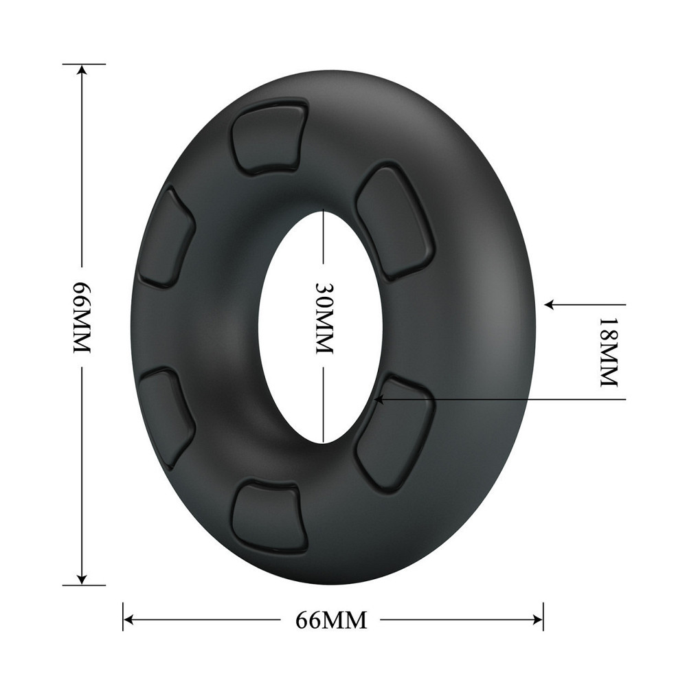 Ерекційне кільце Crazy Bull - Bertram Super Soft Silicone Cock Ring, BI-210247 Sex Aura Київ - фото 7