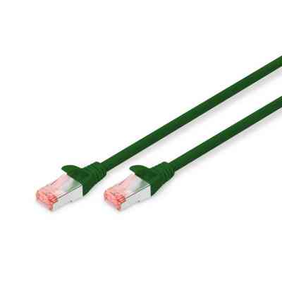 Патч-корд 3м, CAT 6 S-FTP, AWG 27/7, LSZH, green Digitus (DK-1644-030/G) Винница