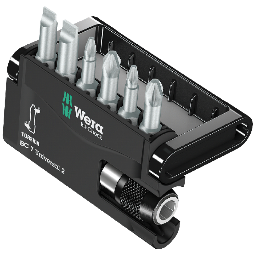 Набор бит РН,PZ,SL 7ед. Wera Bit-Check 7 Universal 2 Одесса - изображение 1