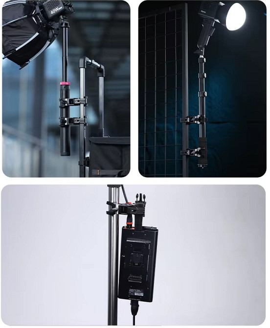 Краб двосторонній для освітлення алюмінієвий Ulanzi LC01 Київ - фото 4