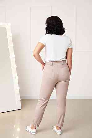 Жіночі брюки джоггери "Elias" тонкі оптом | Батал | Розпродаж моделі Київ