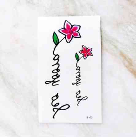 Одноразове тату - розмір стікера 10*6см Київ