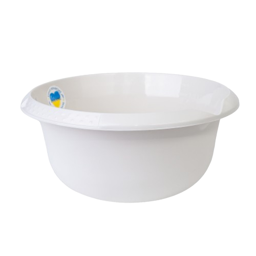 Миска 3,75л пластик біла троянда Алеана Житомир - изображение 1