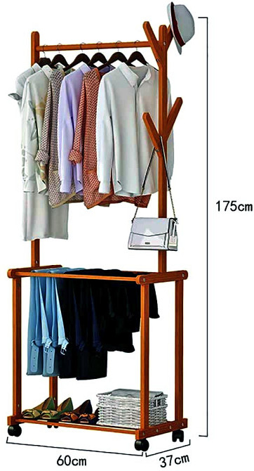 Стійка вішалка для одягу "Шумата 60" мускат Миколаїв - фото 1