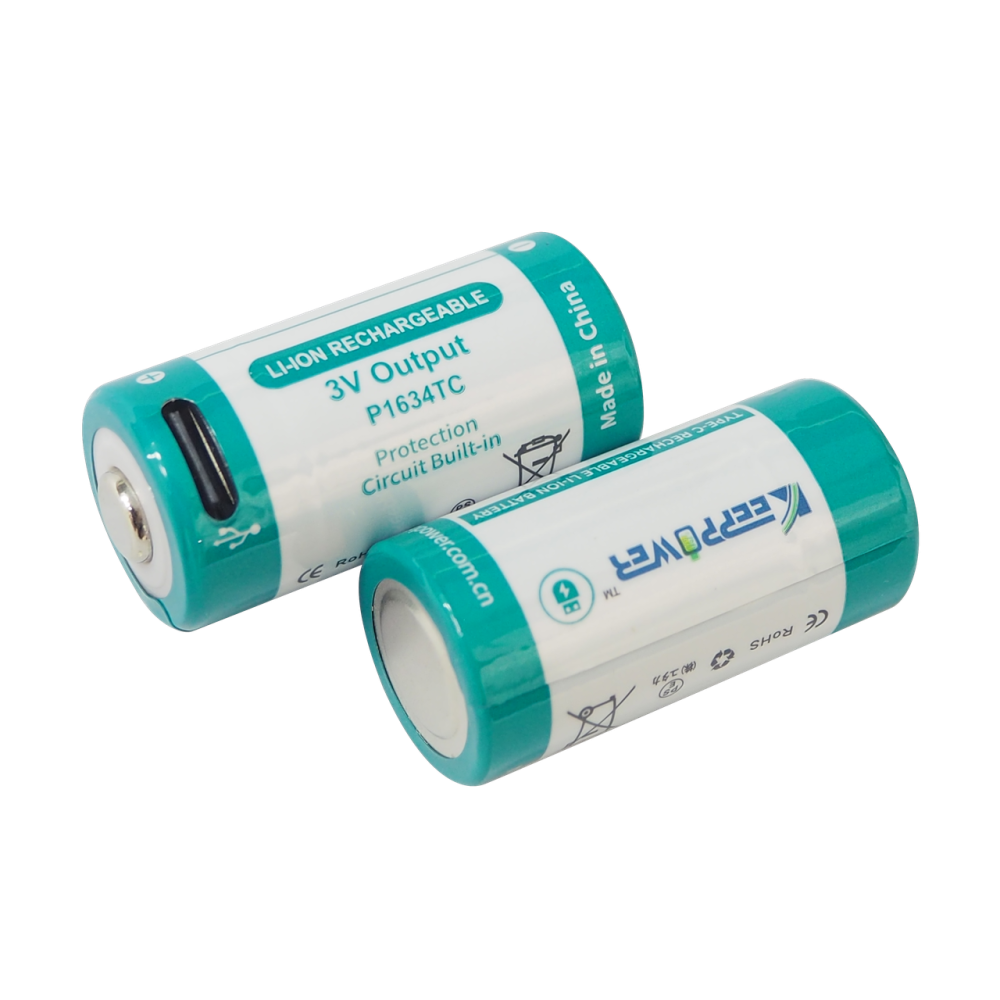 Аккумулятор 16340 Keeppower P1634TC Type-C RCR123A 3В 1000мАч Li-ion Винница - изображение 5