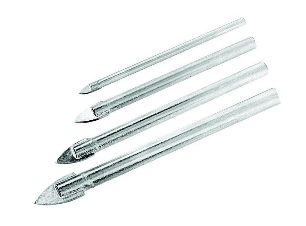 Набір свердл для скла та кераміки 4/5/6/8 мм Харків - фото 2