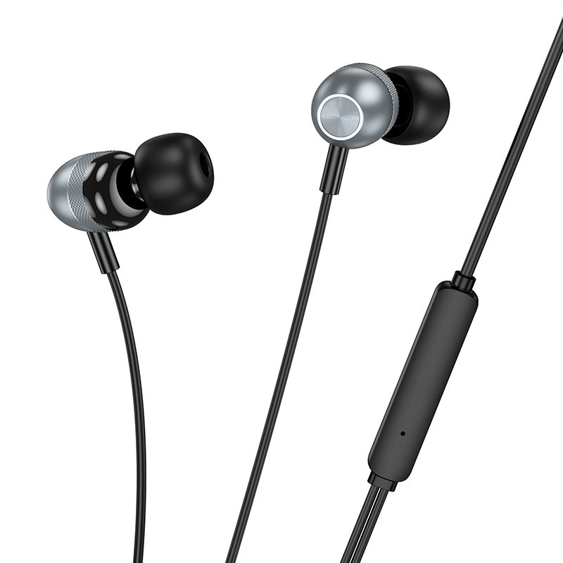 Навушники BOROFONE BM95 Excepcional universal earphones with microphone Black Одеса - фото 4