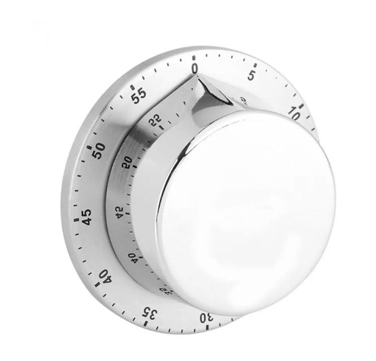 Кухонный механически таймер обратного отсчета, основание металическое, на магните на задней части Киев - изображение 6